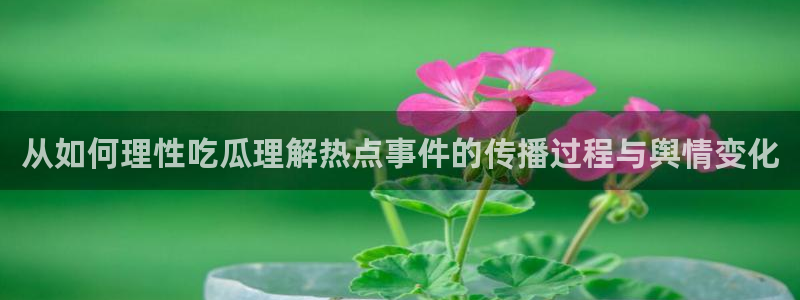 91吃瓜入口最新地址:从如何理性吃瓜理解热点事件的传播过程与舆情变化