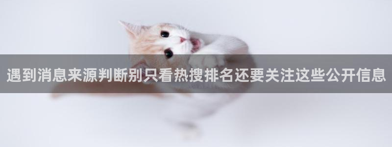 吃瓜网站:遇到消息来源判断别只看热搜排名还要关注这些公开信息