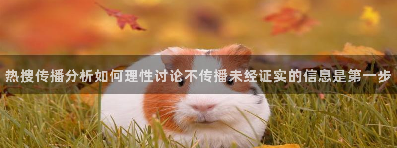 吃瓜网站大全：热搜传播分析如何理性讨论不传播未经证实的信息是第一步